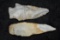 Lot Of 2 Archaic Points, Central Missouri, Deconsessioned From A Museum