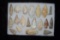 Lot Of 19 Arrowheads, Central Missouri, Deconsessioned From A Museum