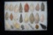 Lot Of 24 Arrowheads, Central Missouri, Deconsessioned From A Museum