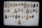 Lot Of 37 Arrowheads, Central Missouri, Deconsessioned From A Museum