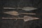 Lot Of African Metal Spear Points 1800s