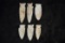 Grouping Of Side Notch Points, All Found On Same Site In Pike Co, Illinois By Tyson Steinbaker & Fat