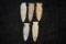 Grouping Of Side Notch Points, All Found On Same Site In Pike Co, Illinois By Tyson Steinbaker & Fat