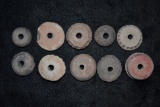 Grouping Of Mayan Pottery Beads, Pre Columbian, Ex Herb Mangold Collection