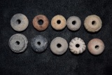 Grouping Of Mayan Pottery Beads, Pre Columbian, Ex Herb Mangold Collection