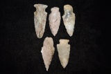 Lot Of Creek Found Arrowheads, Fb Jeff Gower, Ne Missouri