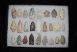 Lot Of Approximately 26 Arrowheads, Central Missouri