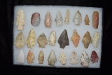 Lot Of Approximately 24 Arrowheads, Central Missouri