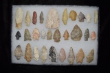 Lot Of Approximately 29 Arrowheads, Central Missouri