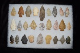 Lot Of Approximately 27 Arrowheads, Central Missouri