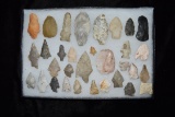 Lot Of Approximately 32 Arrowheads