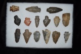 Lot Of Approximately 15 Arrowheads, Central Kentucky