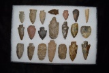 Lot Of Approximately 21 Arrowheads, Central Kentucky