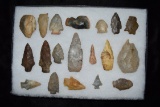 Lot Of Approximately 19 Arrowheads, Central Kentucky