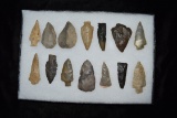 Lot Of Approximately 14 Arrowheads, Central Kentucky