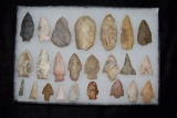 Lot Of Approximately 24 Arrowheads, Central Missouri
