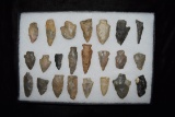 Lot Of Approximately 23 Arrowheads, Central Kentucky