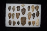 Lot Of Approximately 21 Arrowheads, Central Kentucky