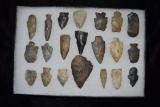 Lot Of Approximately 21 Arrowheads, Central Kentucky