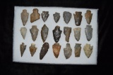 Lot Of Approximately 21 Arrowheads, Central Kentucky