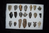 Lot Of Approximately 21 Arrowheads, Central Kentucky