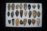 Lot Of Approximately 24 Arrowheads, Central Kentucky