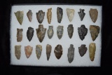 Lot Of Approximately 24 Arrowheads, Central Kentucky