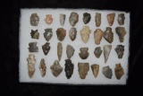 Lot Of Approximately 32 Arrowheads, Central Kentucky