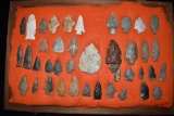 Lot Of Approximately 41 Missouri Arrowheads