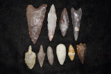 Lot Of Neolithic African Arrowheads