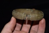 1800s Effigy Brass Bracelet, African