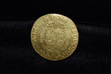 1761 Gold Coin 8 Esqudos Mexico 26.7G, Grade by Picture