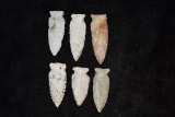 Grouping Of Side Notch Points, All Found On Same Site In Pike Co, Illinois By Tyson Steinbaker & Fat