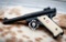 Ruger MKII Target, 22 LR, white plastic grips, serial number 217-36840