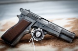 FEG model P9M, 9mm Hi Power made in Hungary, 1 mag, serial number B27653
