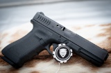 Glock model 22, 40 S&W, night sights, serial number NBA411