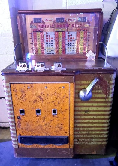 Bally Triple Draw Bell Slot Machine