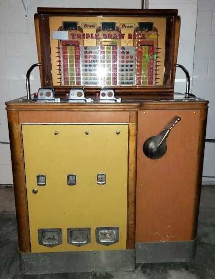 Triple Draw Bell Slot Machine