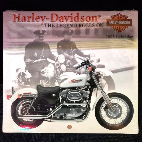 Harley Davidson 2003 Motorcycle Calendar