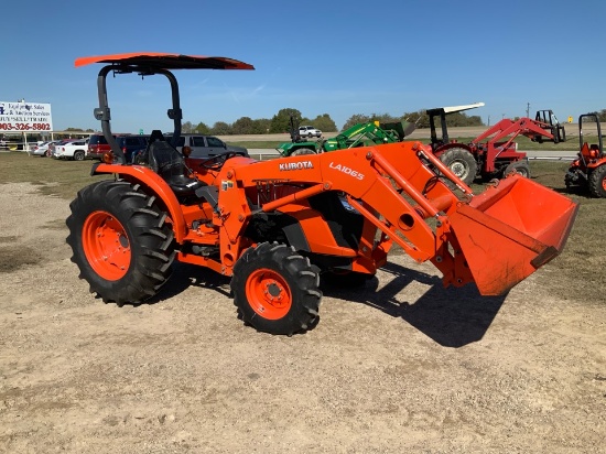 Kubota MX 4800 with Kubota LA 1065 Front Loader attachment with bucket