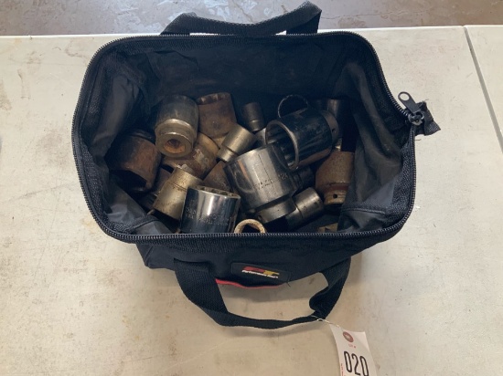 Bag full of craftsman & Prot 3/4" Sockets