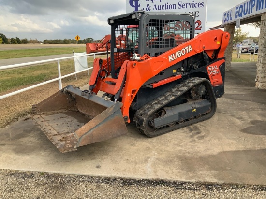 2016 Kubota SVL 75-2 Skid Steer with bucket