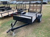 8x4 All Metal Utility Trailer with Gate
