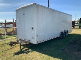 2002 Well cargo 28 ft 3 Axle Enclosed Trailer Pendel Hitch