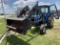 Ford 7600 Cab Tractor 5087 hrs Allied Front loader attachment with Bucket runs