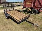 5x10 Single Axle trailer with title