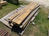 Pallet of misc size wood