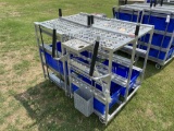 2- Metal Carts with crates