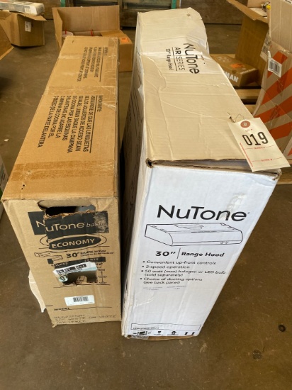 2- Nutone 30" Range Hood