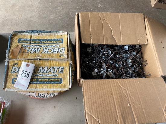 Box of 2" Deck Screws & box of concrete nails